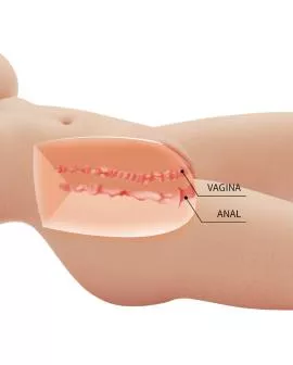 CRAZY BULL - Tiffany Realistischer Weiblicher Torso Vagina Anal 5,5 kg