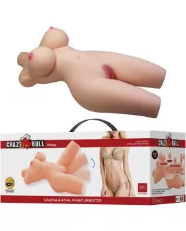 CRAZY BULL - Tiffany Realistischer Weiblicher Torso Vagina Anal 5,5 kg