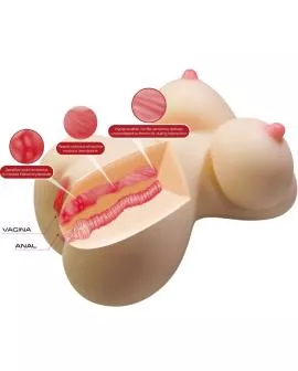 Crazy Bull - Fiona Realistischer Weiblicher Torso Vagina Anal 7,1 kg