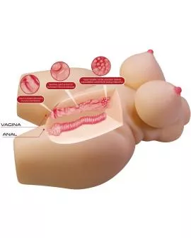 Crazy Bull Grace - Realistischer Torso Vagina Anal 7,5 kg