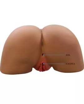 CRAZY BULL - GERIANN REALISTISCHER WEIBLICHER PO-VIBRATOR UND SAUGER MIT TON 5,5 KG