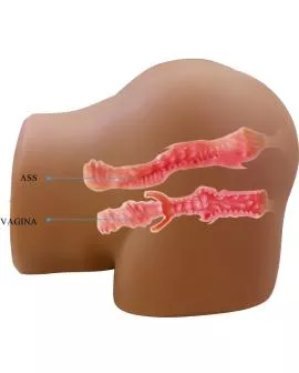 CRAZY BULL - GERIANN REALISTISCHER WEIBLICHER PO-VIBRATOR UND SAUGER MIT TON 5,5 KG