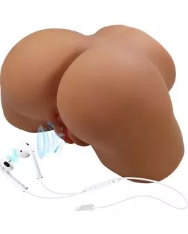 CRAZY BULL - GERIANN REALISTISCHER WEIBLICHER PO-VIBRATOR UND SAUGER MIT TON 5,5 KG