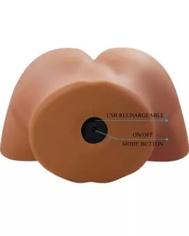 CRAZY BULL - GERIANN REALISTISCHER WEIBLICHER PO-VIBRATOR UND SAUGER MIT TON 5,5 KG