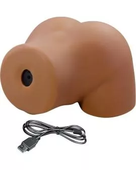 CRAZY BULL - GERIANN REALISTISCHER WEIBLICHER PO-VIBRATOR UND SAUGER MIT TON 5,5 KG
