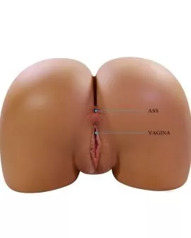 CRAZY BULL - WENDY REALISTISCHER WEIBLICHER PO-VIBRATOR UND SAUGER MIT TON 11 KG