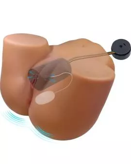 CRAZY BULL - WENDY REALISTISCHER WEIBLICHER PO-VIBRATOR UND SAUGER MIT TON 11 KG