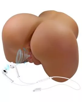 CRAZY BULL - WENDY REALISTISCHER WEIBLICHER PO-VIBRATOR UND SAUGER MIT TON 11 KG