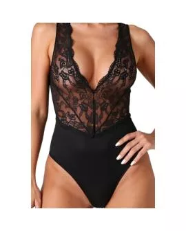 Passion Evalie Body Schwarz L/XL - Erotikwäsche
