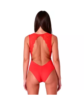 PASSION Evalie Body Rot S/M - Erotik Bodysuit