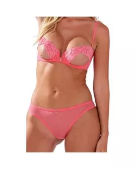 Passion - Intimari BH + Höschen Set Rosa S/M