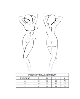 Passion - TivoLea BH + String Set Violett S/M