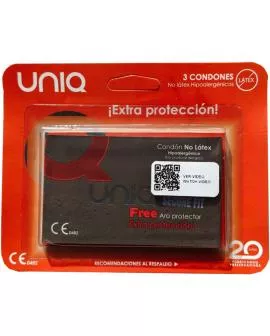 UNIQ - SECURE FIT LATEXFREIE KONDOME 3 EINHEITEN