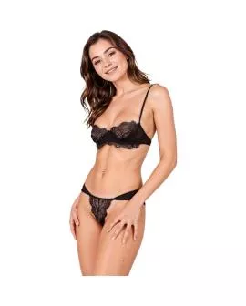 Passion - Tivolea BH + String Set Schwarz S/M