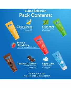 PASANTE - PACKUNG SORTIERTE GLEITGEL MIT GESCHMACK 5 EINHEITEN X 15 ML