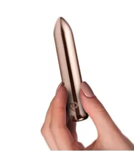 ROCKS-OFF - WIEDERAUFLADBARER VIBRIERENDER BULLET GOLDEN ROSE
