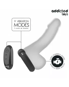 ADDICTED TOYS - VIBRIERENDER COCKRING MIT WÄRMEEFFEKT UND FERNBEDIENUNG