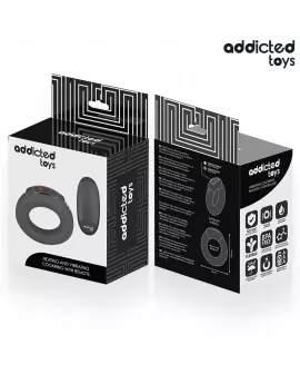 ADDICTED TOYS - VIBRIERENDER COCKRING MIT WÄRMEEFFEKT UND FERNBEDIENUNG