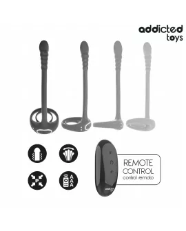 ADDICTED TOYS - P-SPOT VIBRIERENDER COCK RING MIT FERNBEDIENUNG