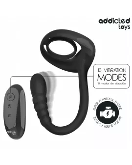 ADDICTED TOYS - P-SPOT VIBRIERENDER COCK RING MIT FERNBEDIENUNG