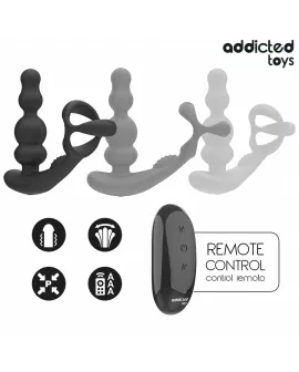 ADDICTED TOYS – ROTIERENDER PROSTATAMASSAGEGERÄT MIT FERNBEDIENUNG