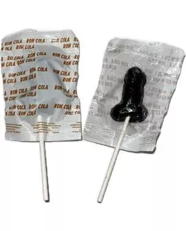 DIABLO GOLOSO - 1 PENIS LOLLIPOP RON COLA GESCHMACK 10 % ALKOHOL