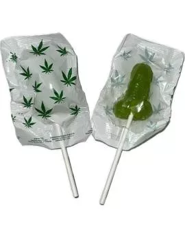DIABLO GOLOSO - 1 PENIS LOLLIPOP CANNABIS AROMA