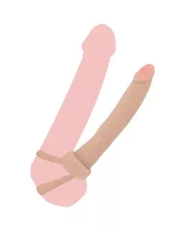GET REAL - DOUBLE TROUBLE SILIKON-ANALPENETRATOR 16 CM