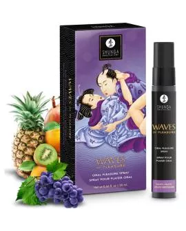 SHUNGA - WAVES LUSTIGES SPRAY ZUM ORALEN VERFÜHRERISCHER EXOTISCHER FRÜCHTE 20 ML