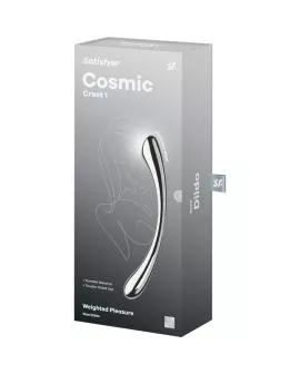 SATISFYER - COSMIC CREST 1 DOPPELDILDO AUS EDELSTAHL