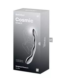 SATISFYER - COSMIC CREST 2 DOPPELDILDO AUS EDELSTAHL