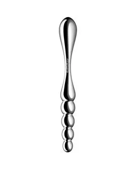 SATISFYER - STAR FORCE 1 DOPPELDILDO AUS EDELSTAHL