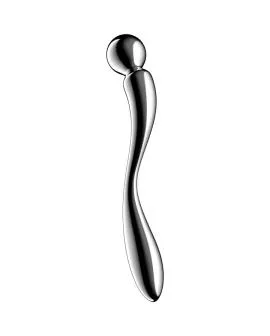SATISFYER - STAR FORCE 2 DOPPELDILDO AUS EDELSTAHL