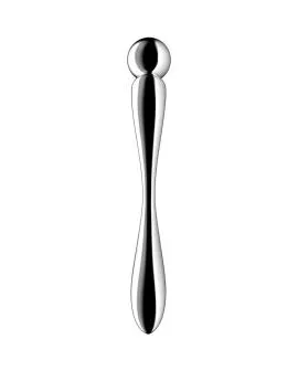 SATISFYER - STAR FORCE 2 DOPPELDILDO AUS EDELSTAHL