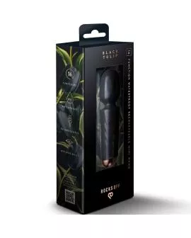 ROCKS-OFF - MINI-AKKU-ZAUBERSTAB MIT 16 FUNKTIONEN, SCHWARZE TULPE