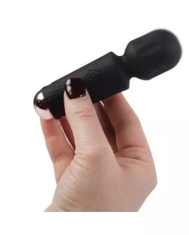 ROCKS-OFF - MINI-AKKU-ZAUBERSTAB MIT 16 FUNKTIONEN, SCHWARZE TULPE