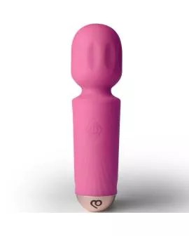 ROCKS-OFF - WIEDERAUFLADBARER MINI-ZAUBERSTAB MIT 16 FUNKTIONEN, PFINGSTROSENROSA