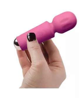 ROCKS-OFF - WIEDERAUFLADBARER MINI-ZAUBERSTAB MIT 16 FUNKTIONEN, PFINGSTROSENROSA