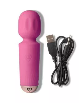 ROCKS-OFF - WIEDERAUFLADBARER MINI-ZAUBERSTAB MIT 16 FUNKTIONEN, PFINGSTROSENROSA