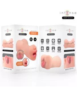 INTENSE DEEP TOUCH – RILEY DOPPELMUSTURBATOR FÜR MUND UND VAGINA