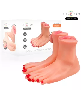 INTENSE DEEP TOUCH - GABBIE ZWEITEILIGER FUSSFÖRMIGER MASTAUBADOR