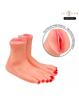 INTENSE DEEP TOUCH - GABBIE ZWEITEILIGER FUSSFÖRMIGER MASTAUBADOR