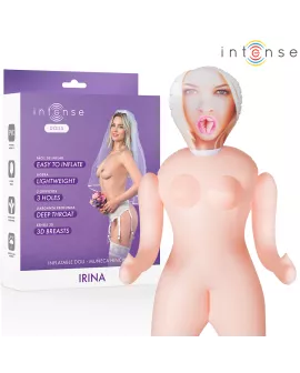 INTENSE DOLLS - IRINA AUFBLASBARE PUPPE MIT DREI ÖFFNUNGEN