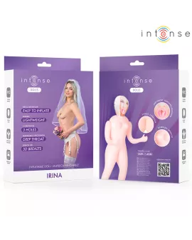 INTENSE DOLLS - IRINA AUFBLASBARE PUPPE MIT DREI ÖFFNUNGEN