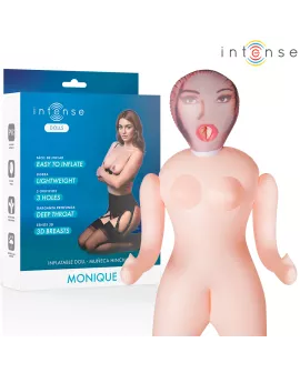 INTENSE DOLLS - MONIQUE AUFBLASBARE PUPPE MIT DREI ÖFFNUNGEN