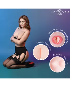 INTENSE DOLLS - MONIQUE AUFBLASBARE PUPPE MIT DREI ÖFFNUNGEN