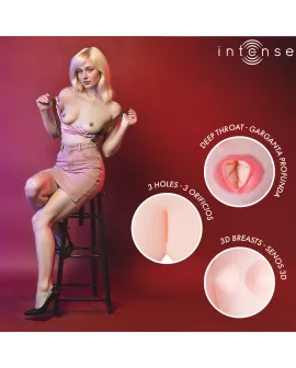 INTENSE DOLLS - AUFBLASBARE PUPPE INGRID MIT DREI ÖFFNUNGEN