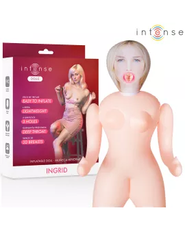 INTENSE DOLLS - AUFBLASBARE PUPPE INGRID MIT DREI ÖFFNUNGEN