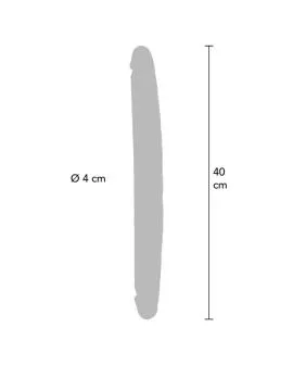 GET REAL - DOPPELENDES SILIKON-DILDO KARAMELL 40 CM