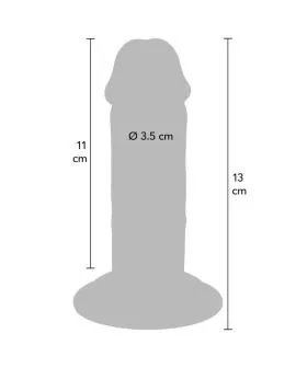 GET REAL - DELUXE DICKER DOPPELDICHTER TPE-PENDIGES, 13 CM